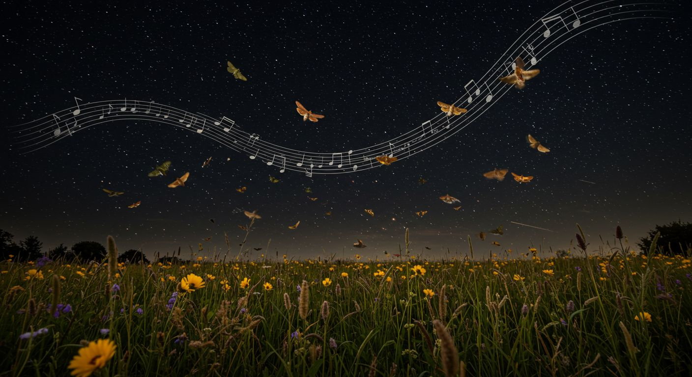 Music and moths : focus on these night gardeners.
